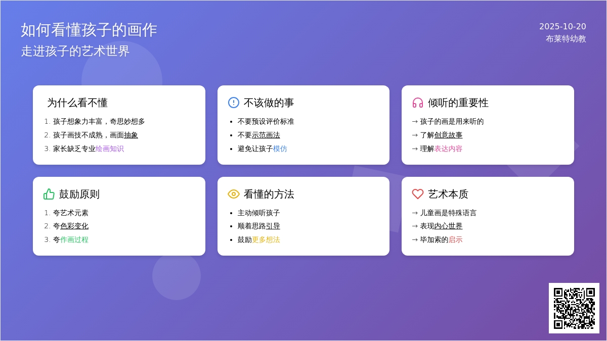 家园共育 | 家长和老师看不懂幼儿的画作该怎么办？