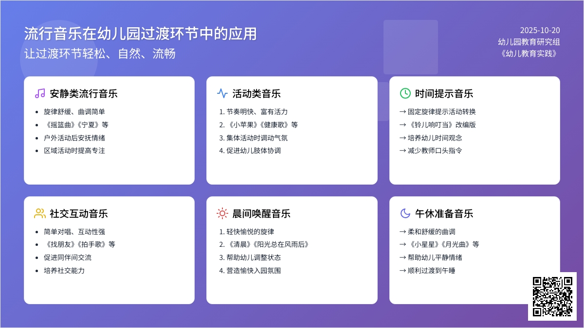 过渡音乐 | 听说隔壁班过渡环节都用流行音乐了，你还在大嗓门喊吗？