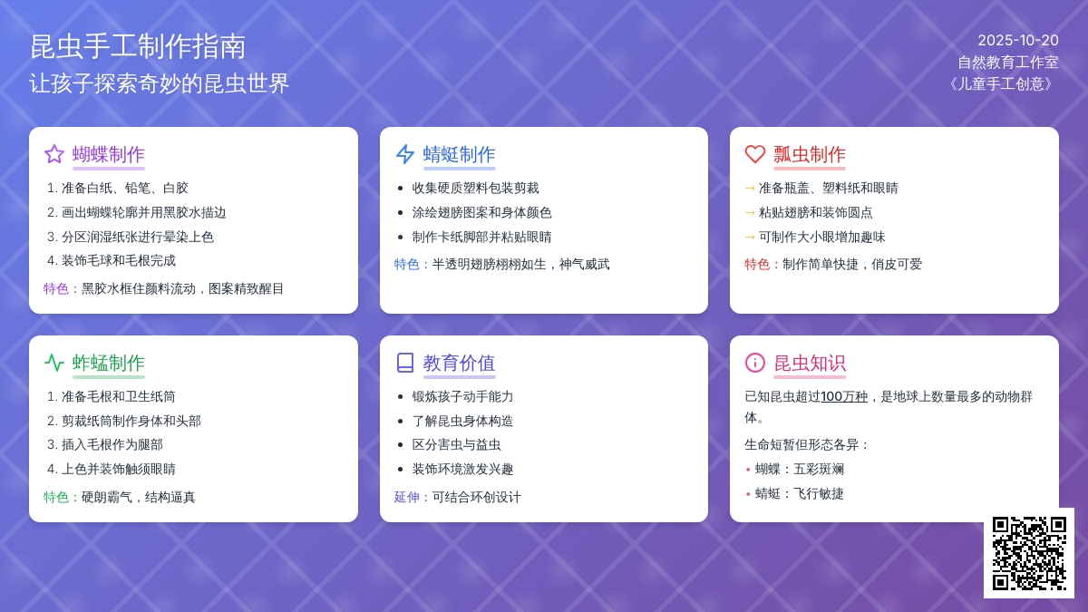 手工 | 昆虫小手工，就是这么逼真！