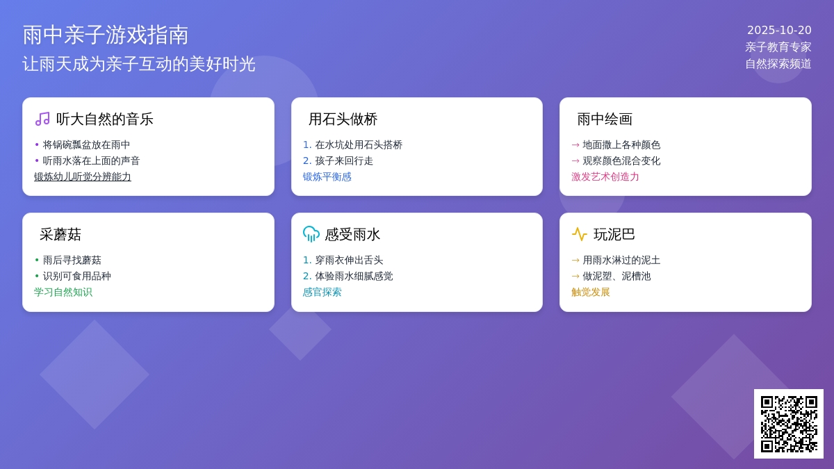 雨中游戏 | 拯救雨天不户外的13个游戏,让娃一次玩个够! 雨中游戏 | 拯救雨天不户外的13个游戏,让娃一次玩个够!
