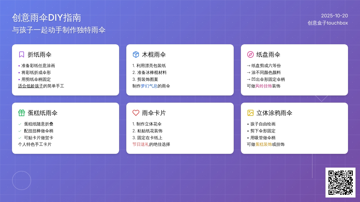 手工 | 各式各样的雨伞创意,就等下雨天 手工 | 各式各样的雨伞创意,就等下雨天