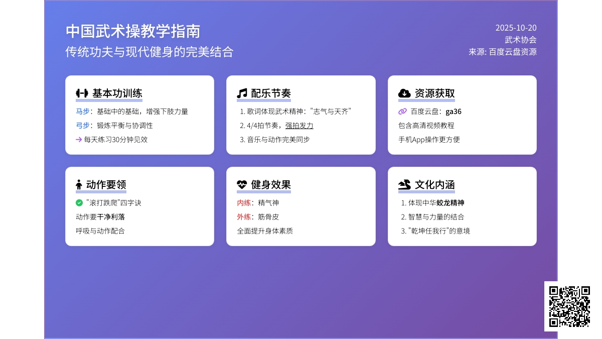 舞蹈视频 | 武术操《中华小子》 舞蹈视频 | 武术操《中华小子》