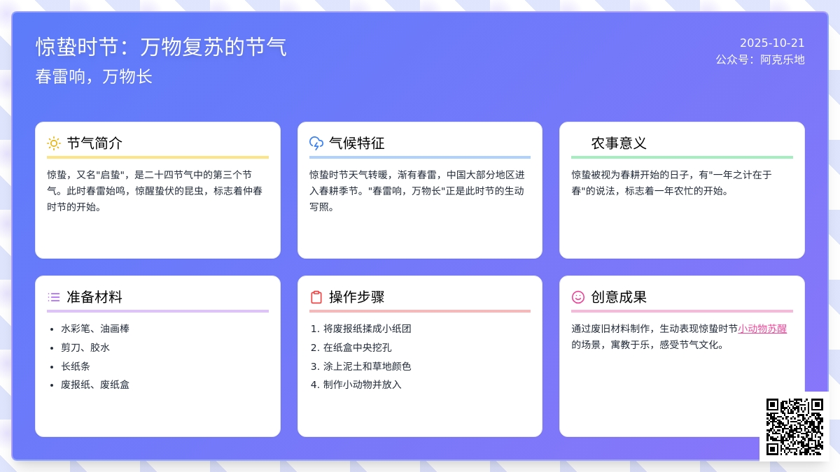 惊蛰手工 | 一声春雷,惊醒了冬眠的…… 惊蛰手工 | 一声春雷,惊醒了冬眠的……