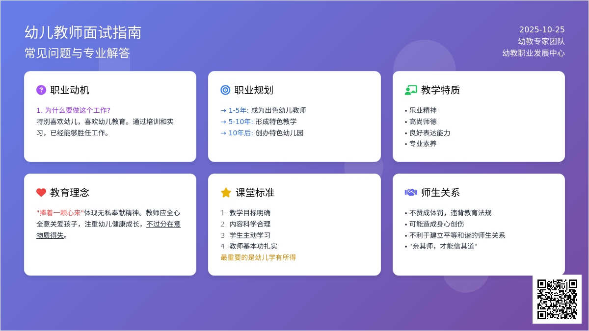 幼师面试技巧面试问题大搜罗(下) 幼师面试技巧面试问题大搜罗(下)