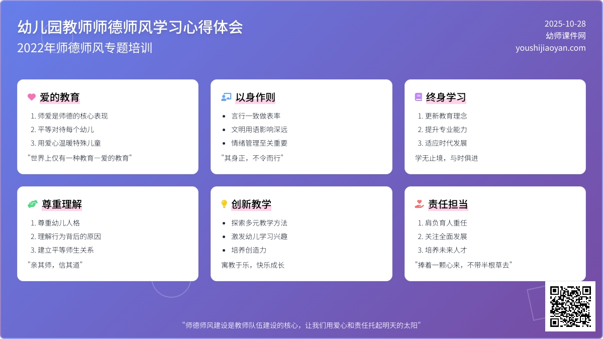 幼儿园教师师德师风学习心得体会2022年 幼儿园教师师德师风学习心得体会2022年