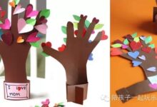 [玩手工]冬日宅在家里做超有爱的手掌树！-幼师课件网