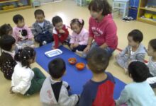 蒙台梭利生活教案：穿珠子-幼师课件网