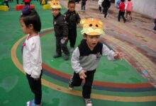 中班户外游戏教案《大灰狼和石头人》（快跑、平衡）-幼师课件网