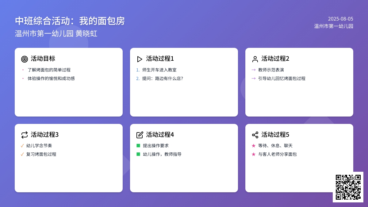中班综合活动：我的面包房