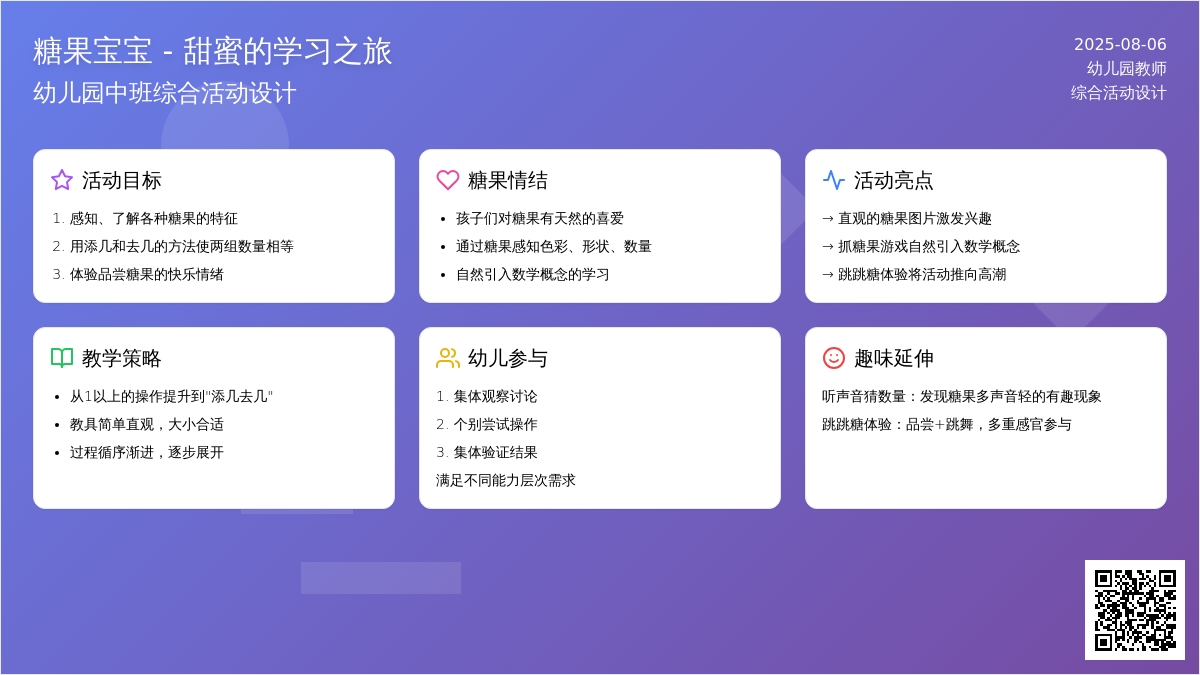 幼儿园中班综合活动《糖果孩子》下载