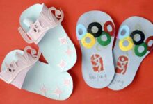 中班手工教案： 制作美丽小拖鞋-幼师课件网