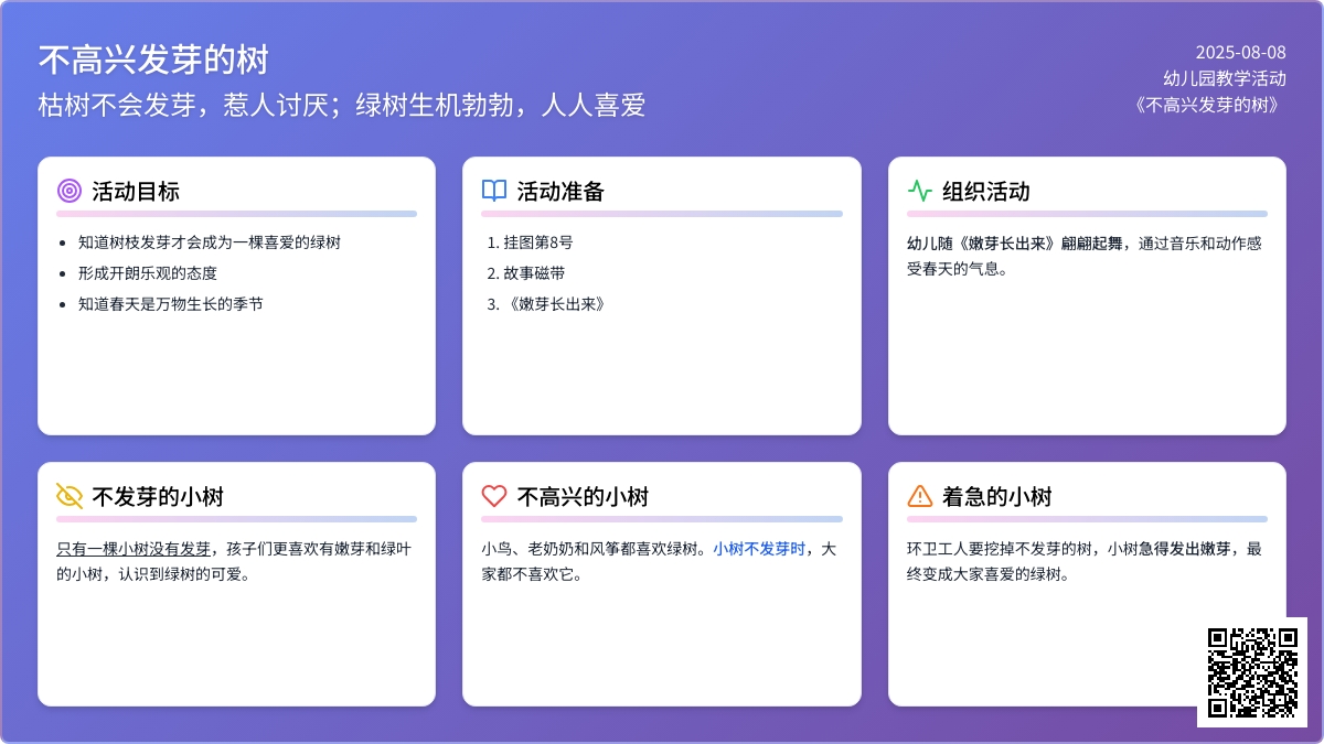 不高兴的树不发芽