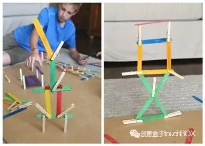 区角材料 | 花高价买的高大上建构玩具，其实一捆雪糕棍就能玩-幼师课件网第20张图片