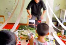 孩子用卷纸创作的画，美得不像话！-幼师课件网