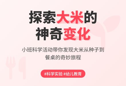小班科学活动《大米的变化》-幼师课件网