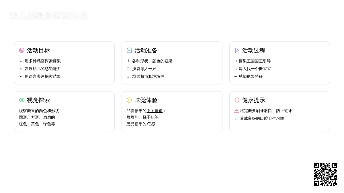 幼儿园小班科学活动：各种各样的糖果