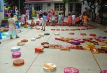 幼儿园体育游戏：贪吃蛇-幼师课件网