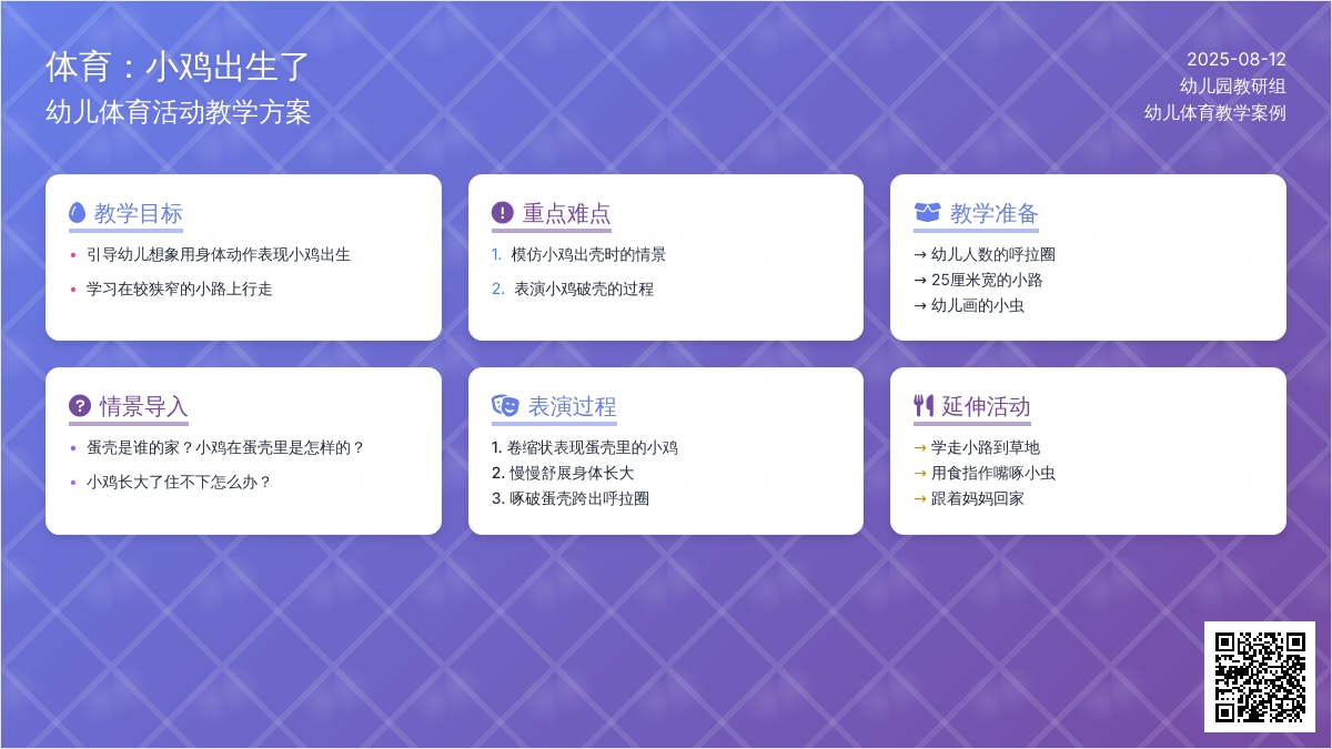 体育：小鸡出生了