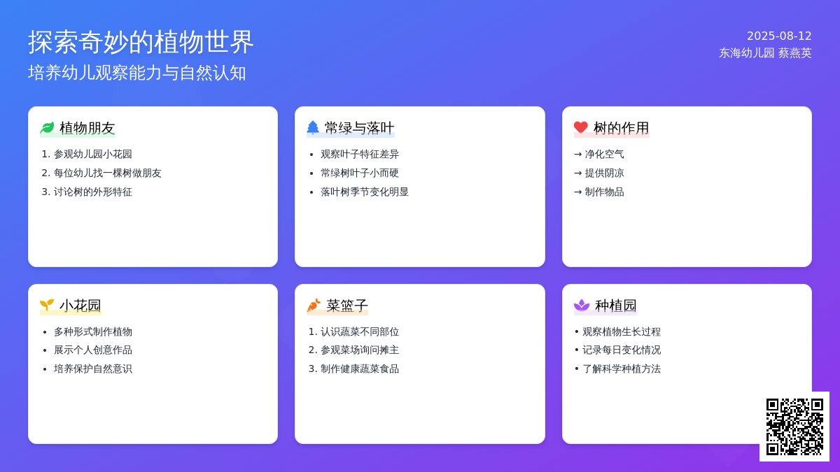 主题活动：有用的植物