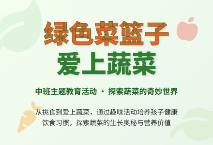 中班主题 绿色菜篮子-幼师课件网