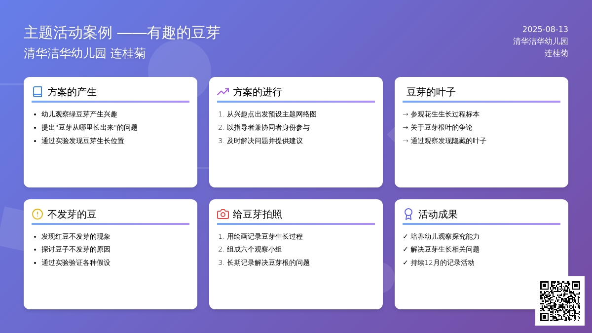 主题活动：有趣的豆芽