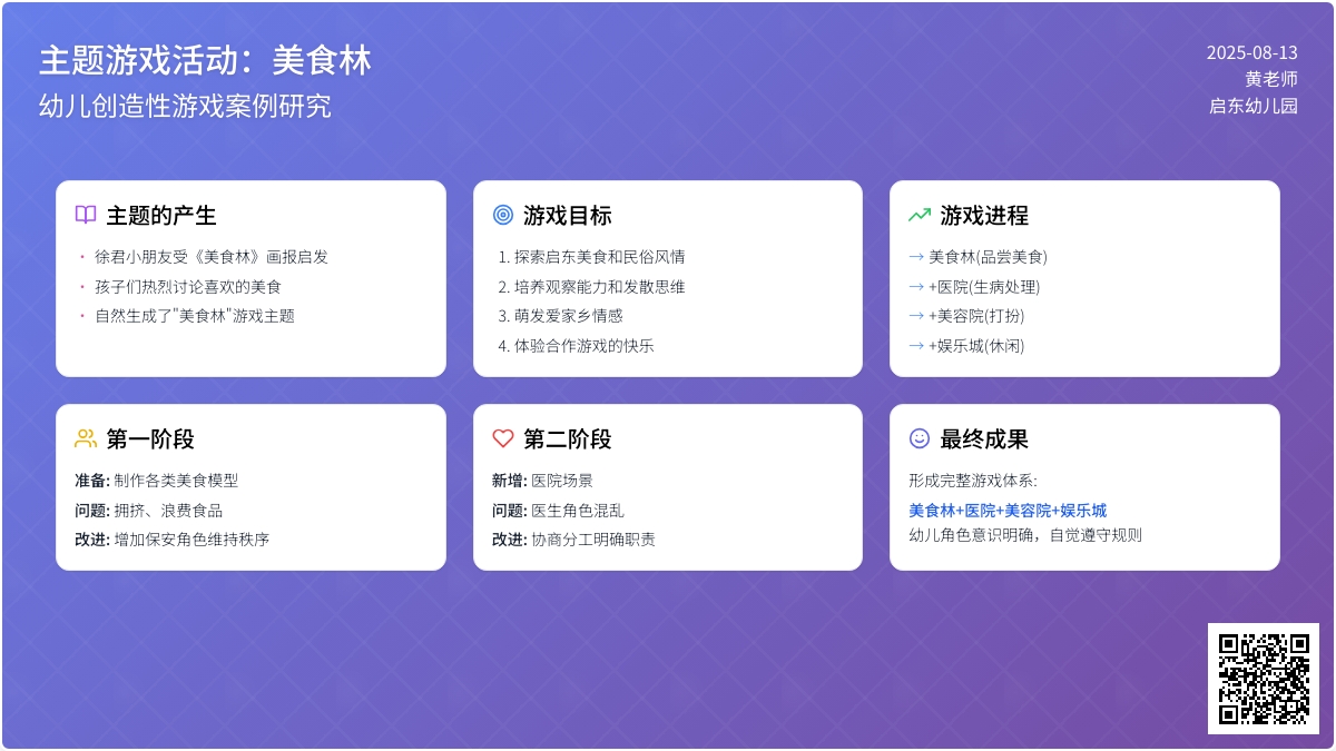 主题游戏活动：美食林