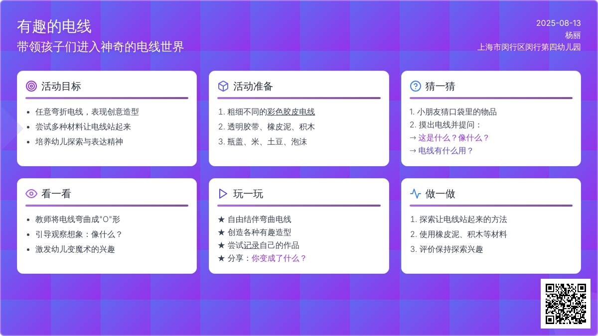 主题：有趣的电线