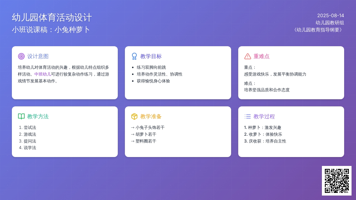 小班说课稿：小兔种萝卜