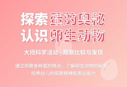 大班科学说课稿：各种各样的蛋-幼师课件网