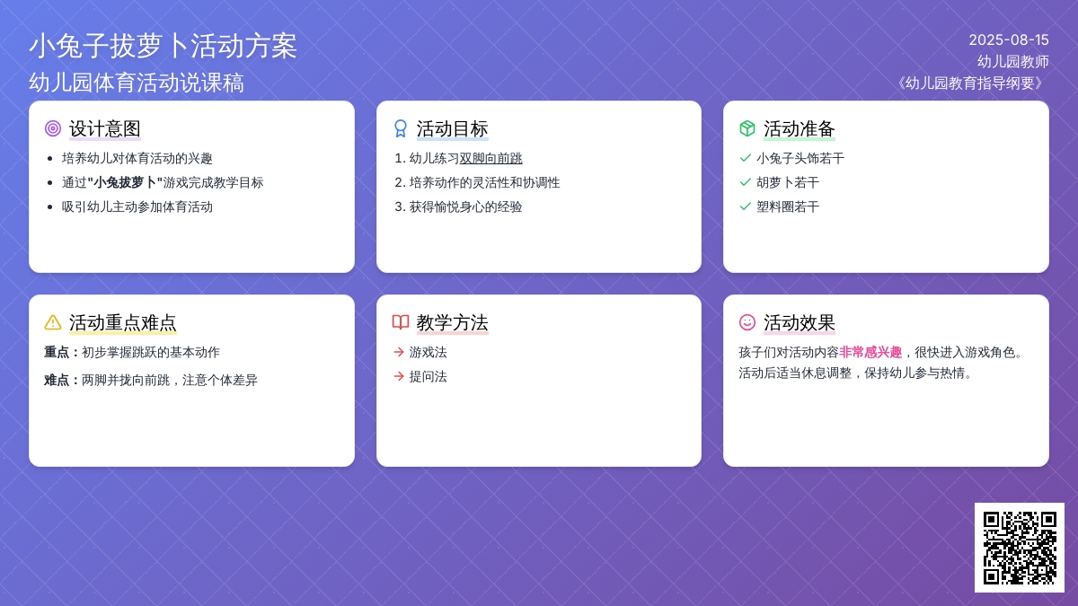 说课稿：小兔子拔萝卜