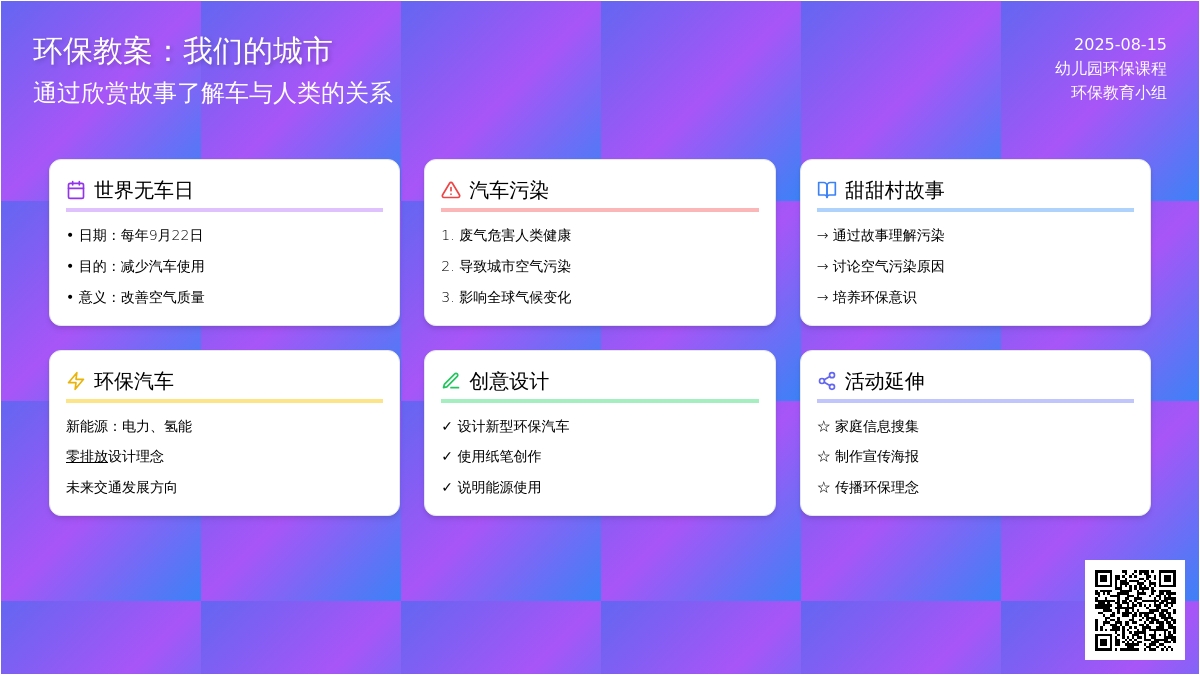 环保教案：我们的城市