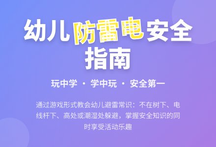 幼儿园小班社会活动：防雷电-幼师课件网