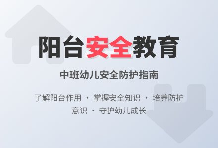 幼儿园中班安全教案《阳台上的安全》-幼师课件网