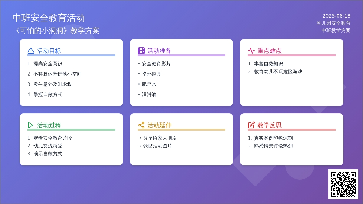幼儿园中班教案《可怕的小洞洞》含反思