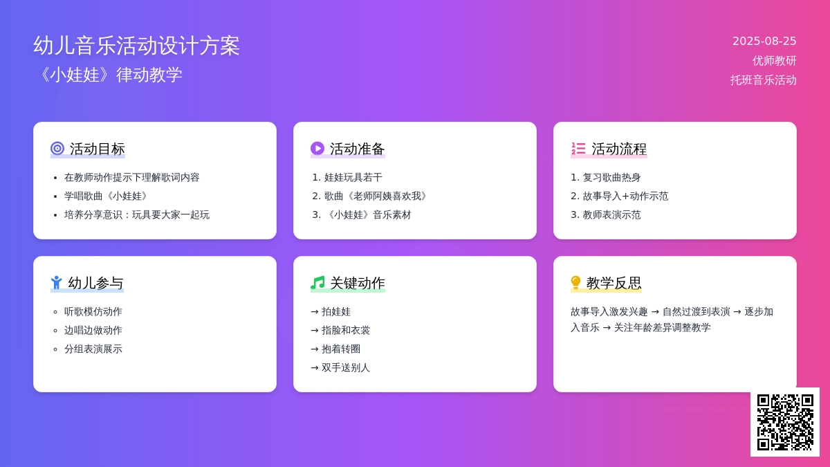 幼儿园托班律动活动：小娃娃