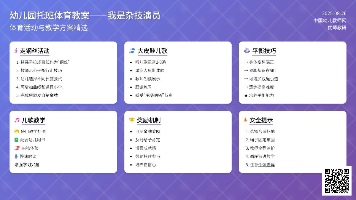 幼儿园托班体育活动设计――我是杂技演员
