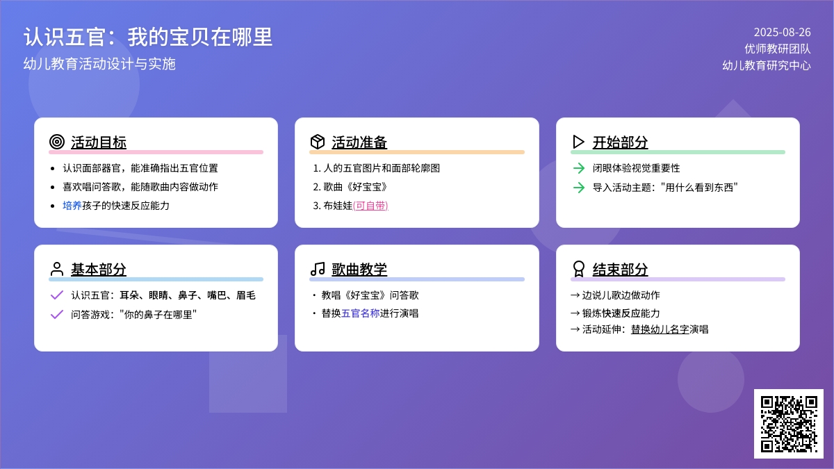认识五官：我的宝贝在哪里