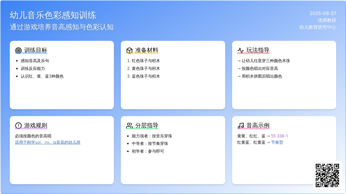 幼儿园中班主题活动：拼拼穿穿唱一唱