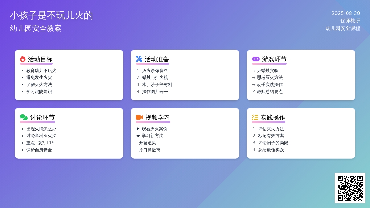 幼儿园中班社会教案：好孩子不玩火