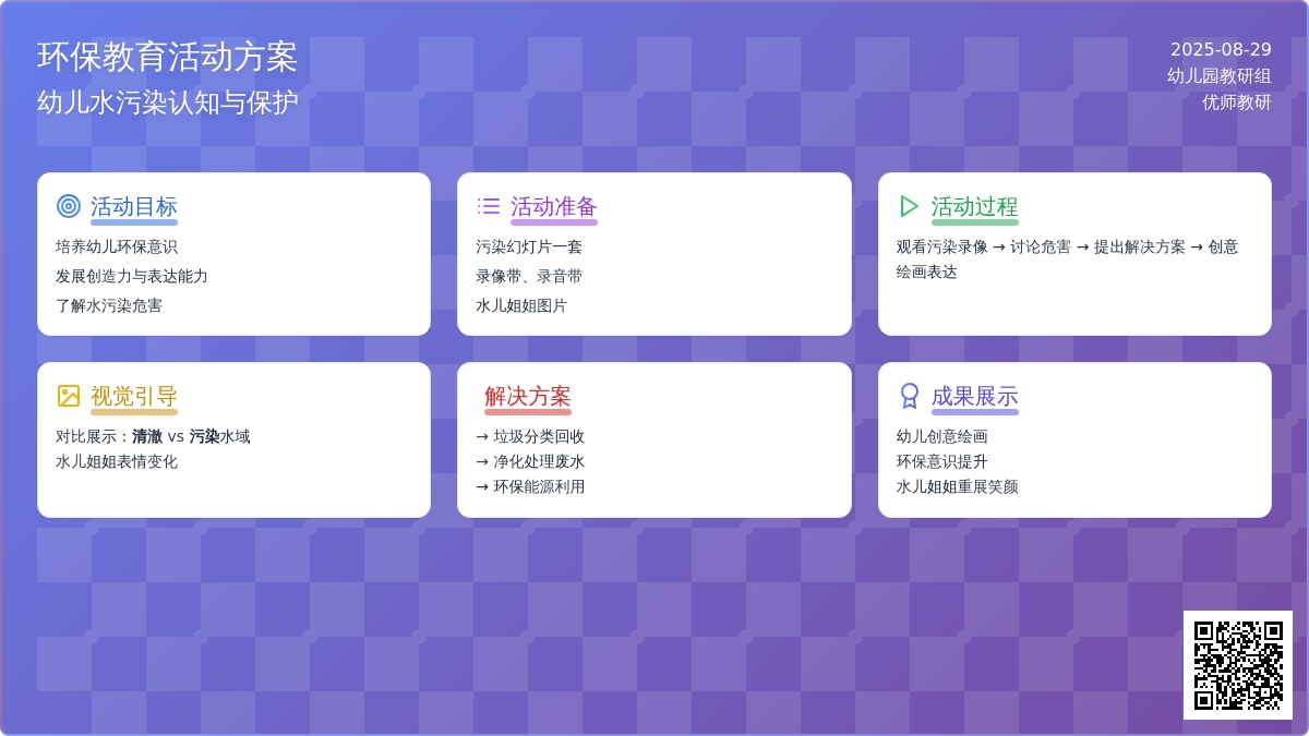 幼儿园中班社会教案：水儿姐姐的呼救