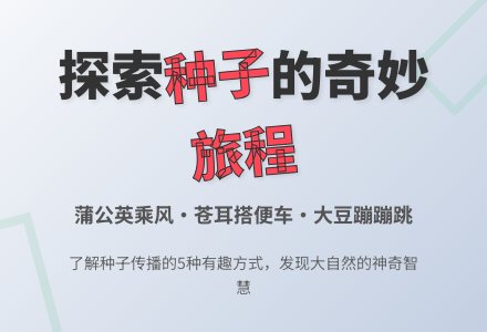 幼儿园中班社会活动：种子的旅行-幼师课件网