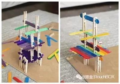 区角材料 | 花高价买的高大上建构玩具，其实一捆雪糕棍就能玩-幼师课件网第18张图片