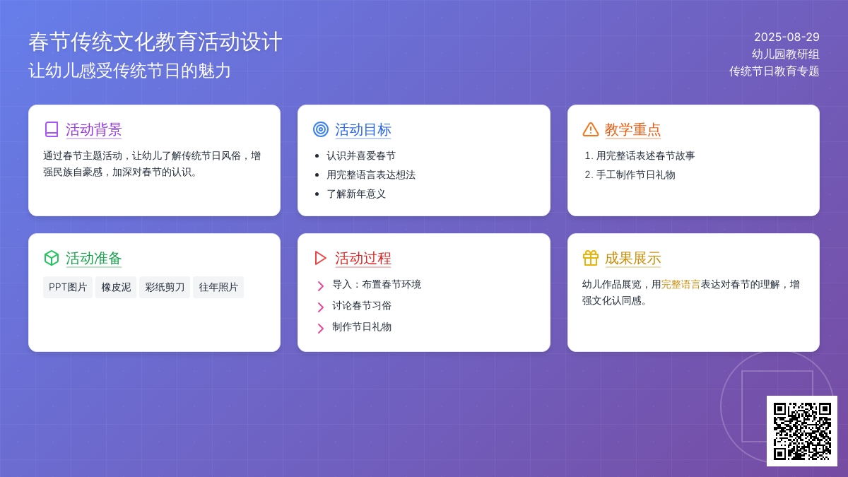 幼儿园中班社会活动：认识春节
