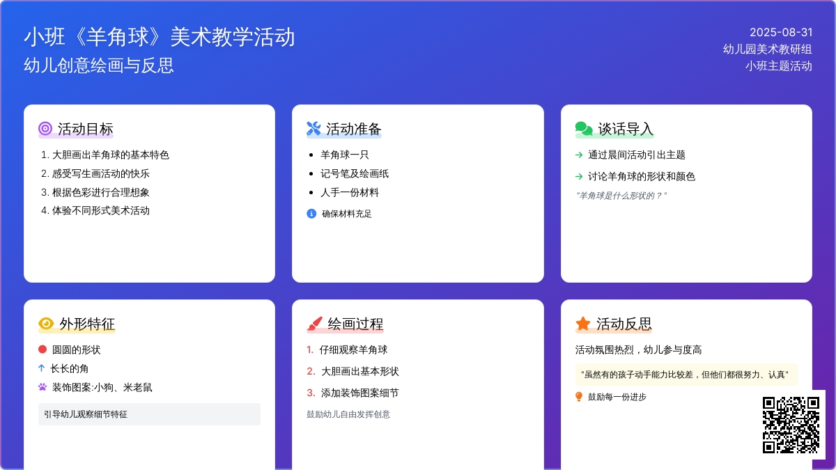 幼儿园小班教案《羊角球》含反思