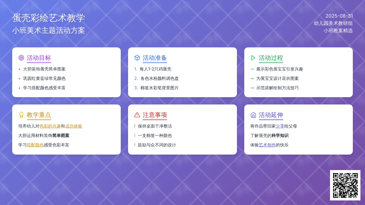 幼儿园小班教案《蛋壳彩绘》含反思
