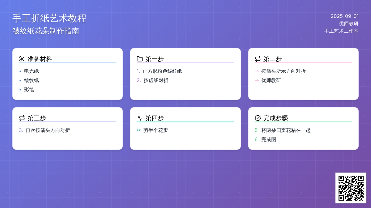 幼儿园中班剪纸活动：荷花