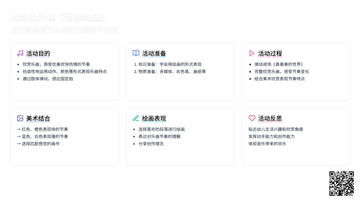 幼儿园大班音乐公开课教案《瑶族舞曲》含反思