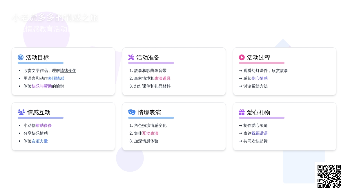 幼儿园中班综合活动：小老虎多多