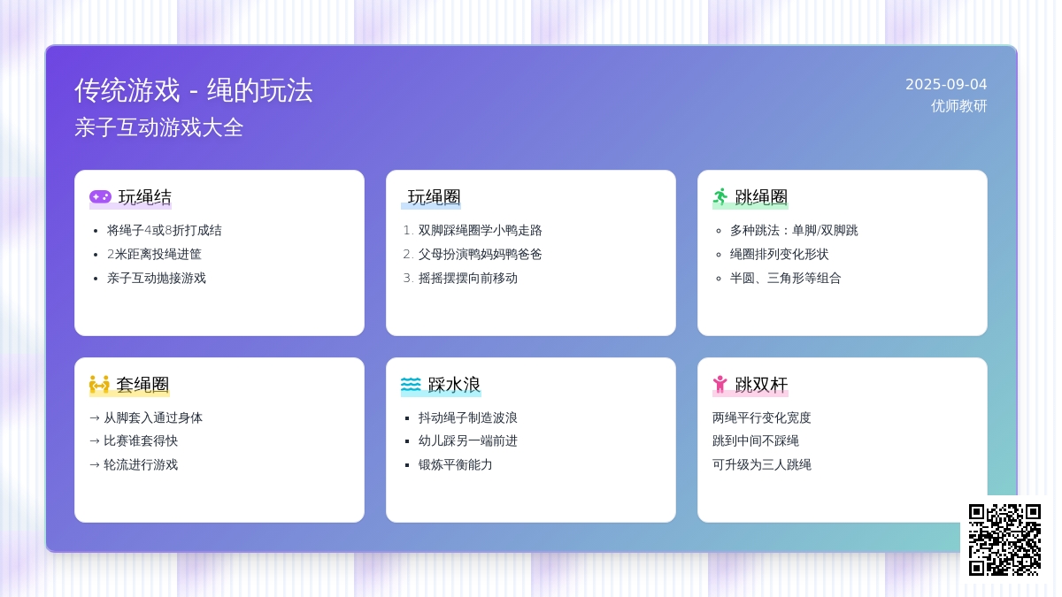 传统游戏――绳的玩法多