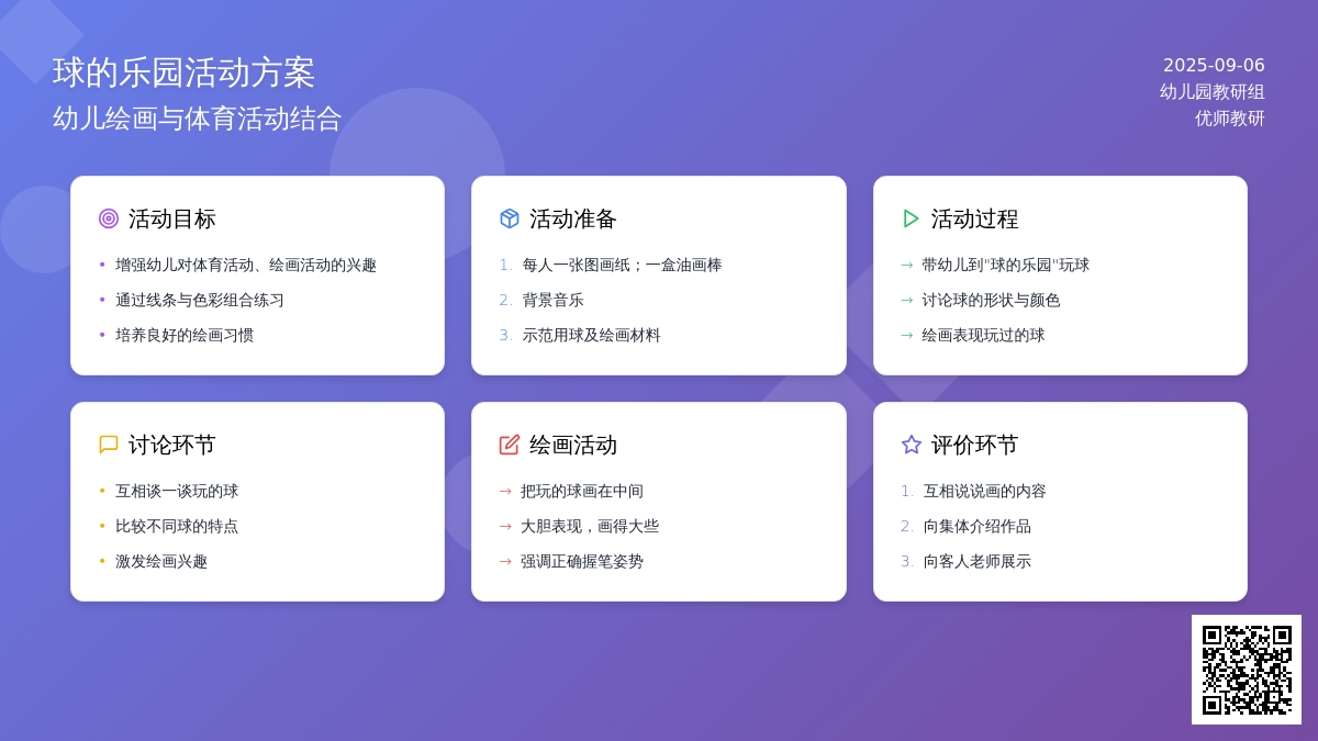 幼儿园小班美术活动：球的乐园